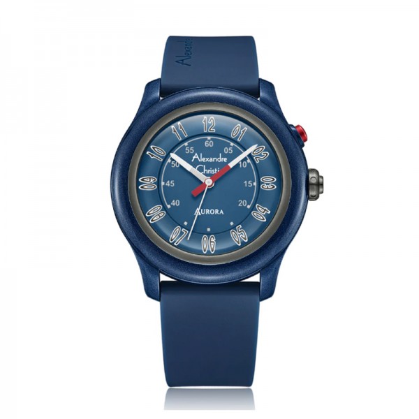 Alexandre Christie AC 9397 Blue Navy Rubber MHRIGBU Unisex Aurora